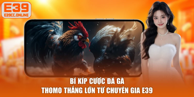 Bí kíp cược đá gà Thomo thắng lớn từ chuyên gia E39
