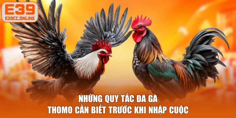 Những quy tắc đá gà Thomo cần biết trước khi nhập cuộc